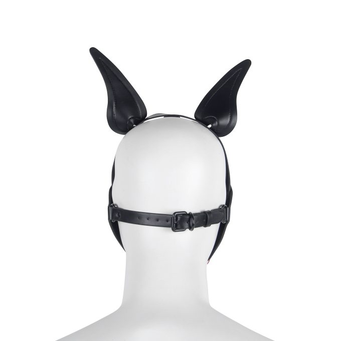 Banoch Masker Doggy pointy wit imitatie leer Bondage Puppy Play (5) Banoch Masker Doggy pointy wit imitatie leer Bondage Puppy Play (5)