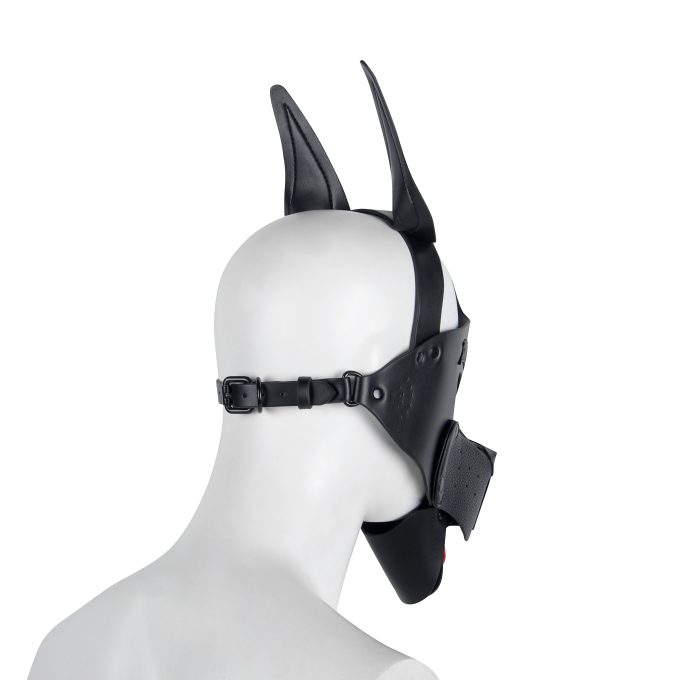 Banoch Masker Doggy pointy zwart imitatie leer Bondage Puppy Play (4) Banoch Masker Doggy pointy zwart imitatie leer Bondage Puppy Play (4)