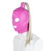 Banoch Masker Pony Tail roze imitatie leer Bondage (1) Banoch Masker Pony Tail roze imitatie leer Bondage (1)