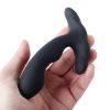 Banoch Buttplug set gebogen zwart siliconen (8)