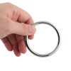 Banoch Cockring rond metaal 6 mm dik eikelring tussen vinger Banoch Cockring rond metaal 6 mm dik eikelring tussen vinger