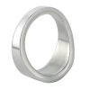 Banoch glansring oval eikelring Metaal cockring staand flapje onder