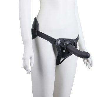 Banoch Strap on harnas universeel + Dildo Claes zwart siliconen (2)
