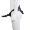 Banoch Strap on harnas universeel + Dildo Claes zwart siliconen (4)