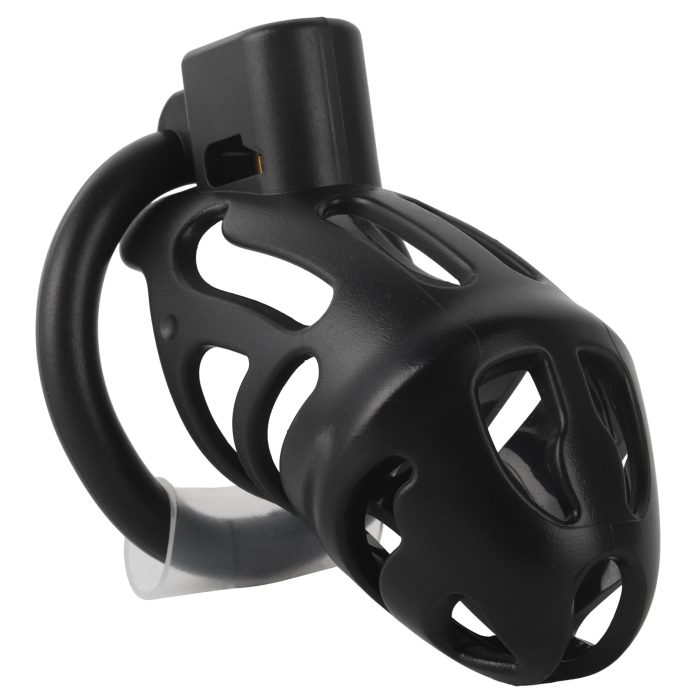 Banoch Cockcage resin zwart 3 scharnierende ringen 45 mm, 50 mm & 55 mm (7)