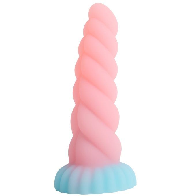 Banoch Dildo twirl roze siliconen zuignap fantasy (3)